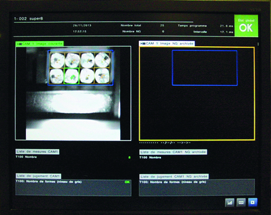 Highly simplified programming of a vision system.